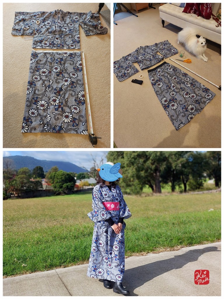 Making of KeiMade two piece kimono