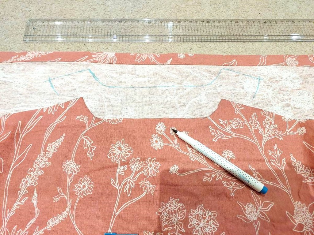 How to cut and sew dress collars
