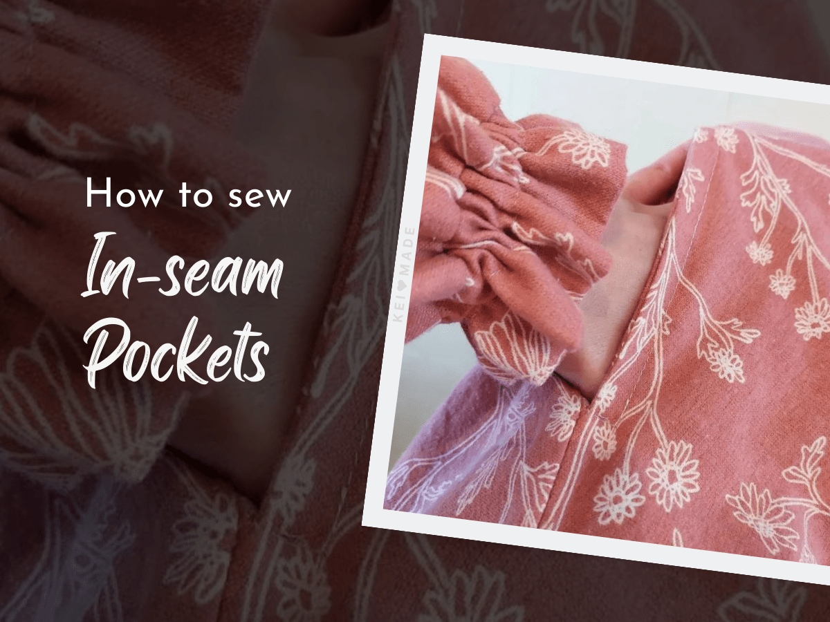 How to sew Side In-Seam Pockets: Easy & Better way (Free Pattern & SVG)