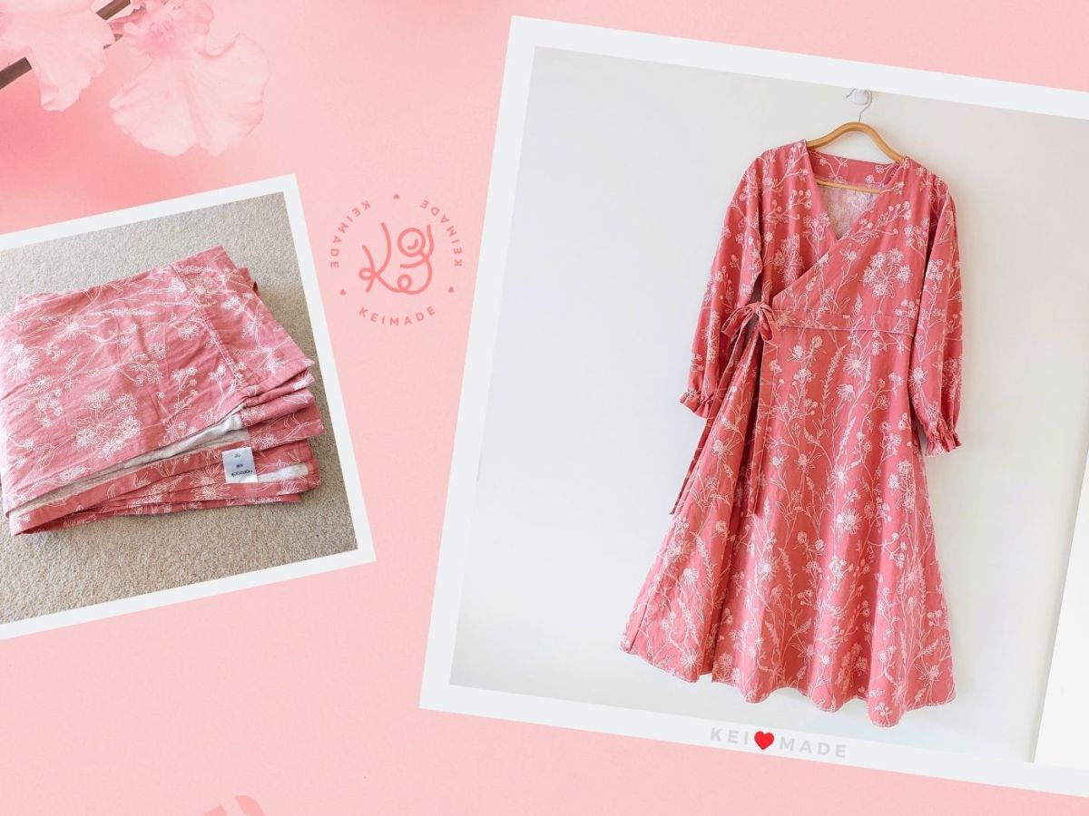 How to make a Wrap Dress: Sewing pattern & steps