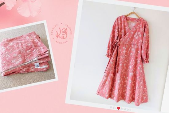 How to make a Wrap Dress: Sewing pattern & steps