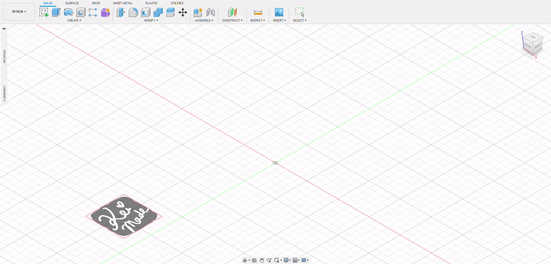 3D modeling a flower button with Fusio 360