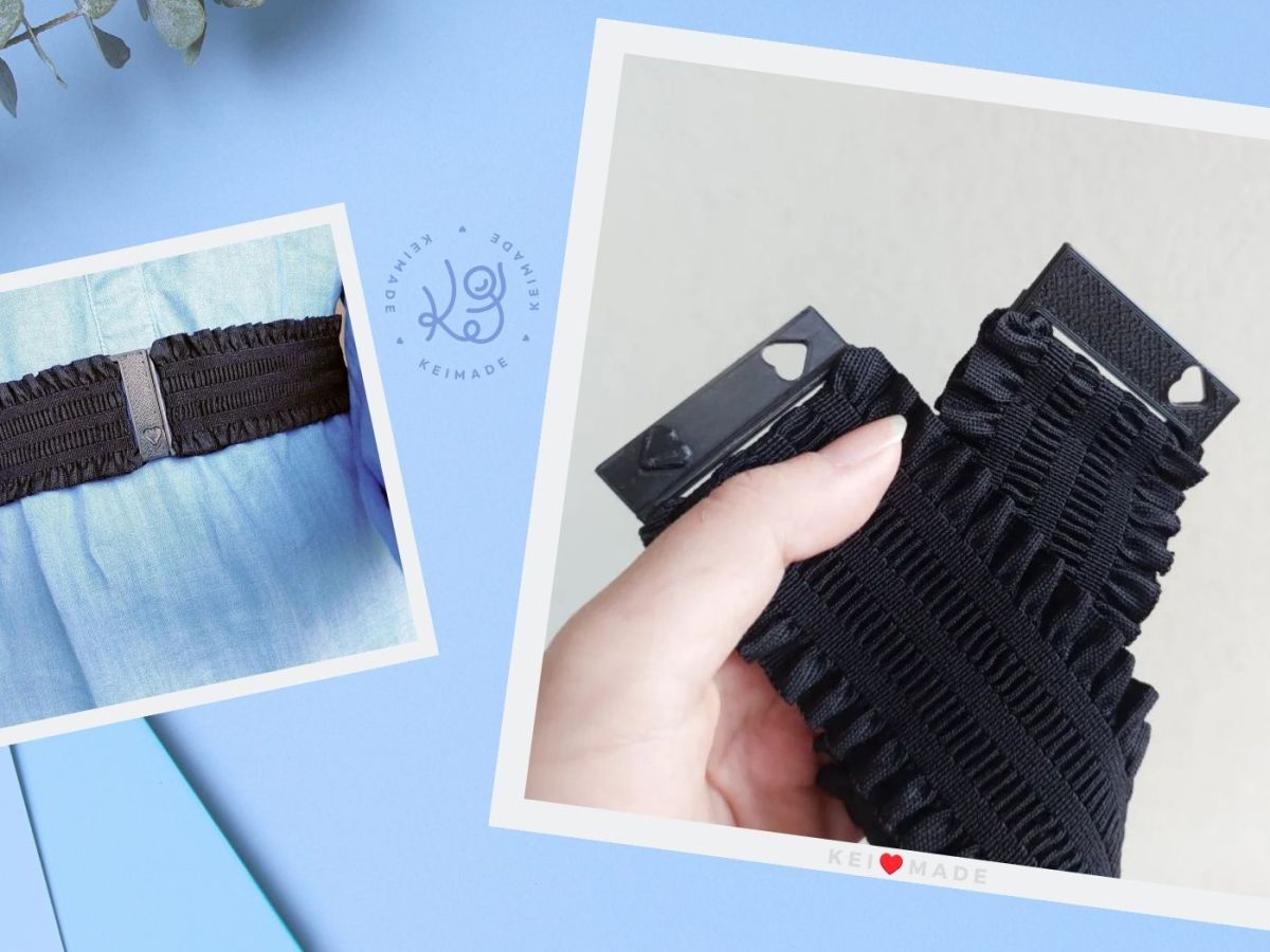 DIY Elastic Waist Belt with 3D-printed buckles