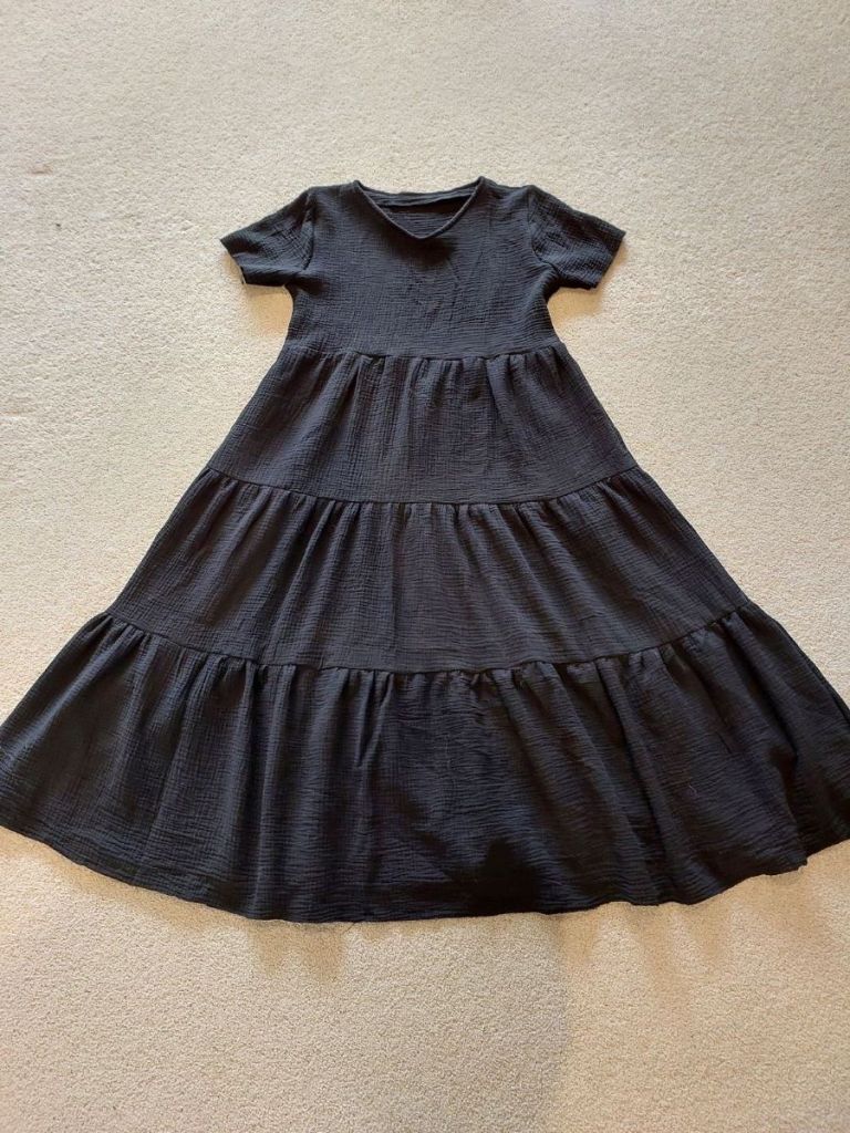DIY Tiered dress complete