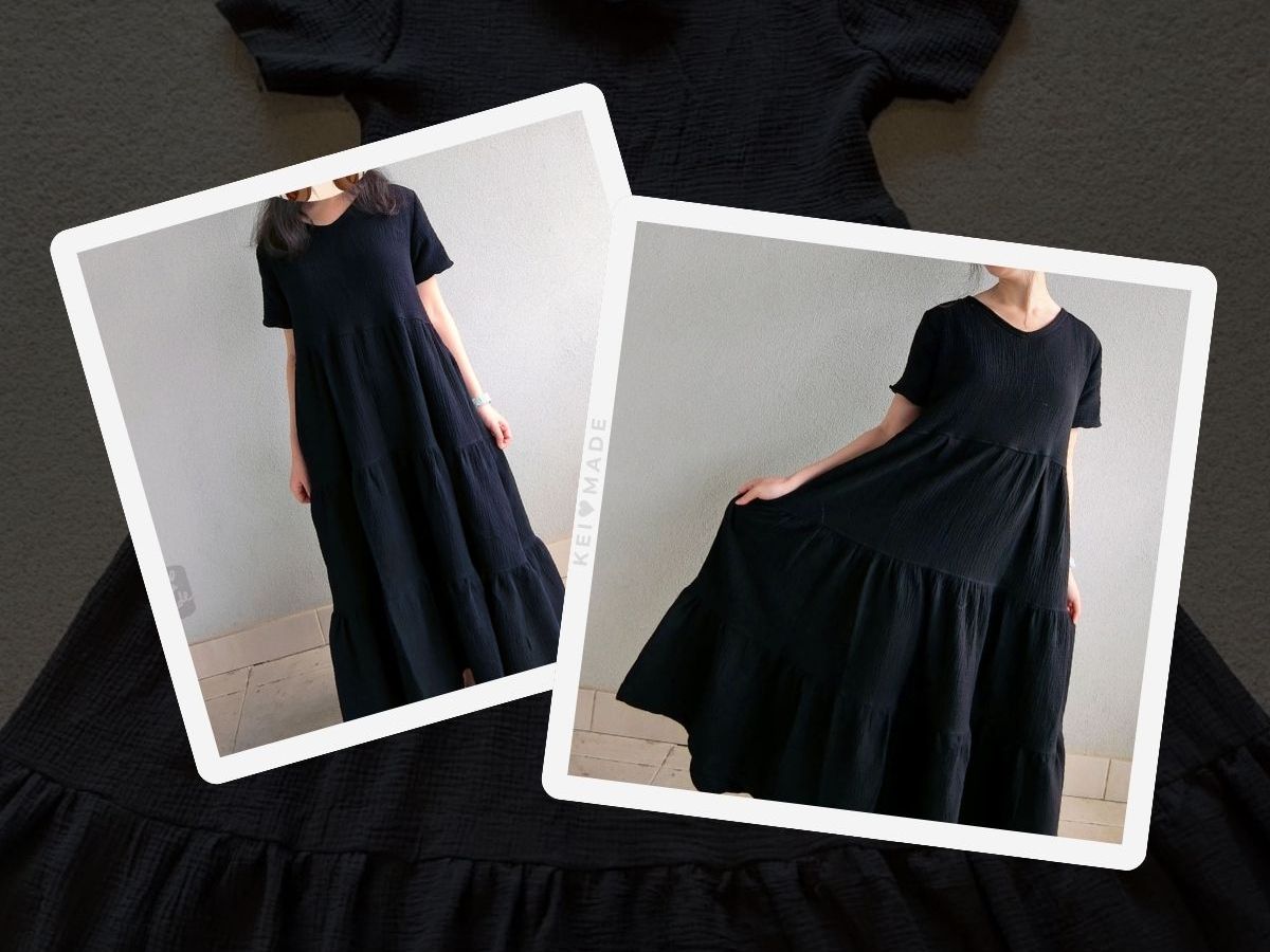 Replicating a Tiered Maxi Dress (free sewing pattern)