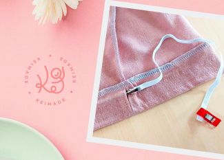 How to sew adjustable elastic casing