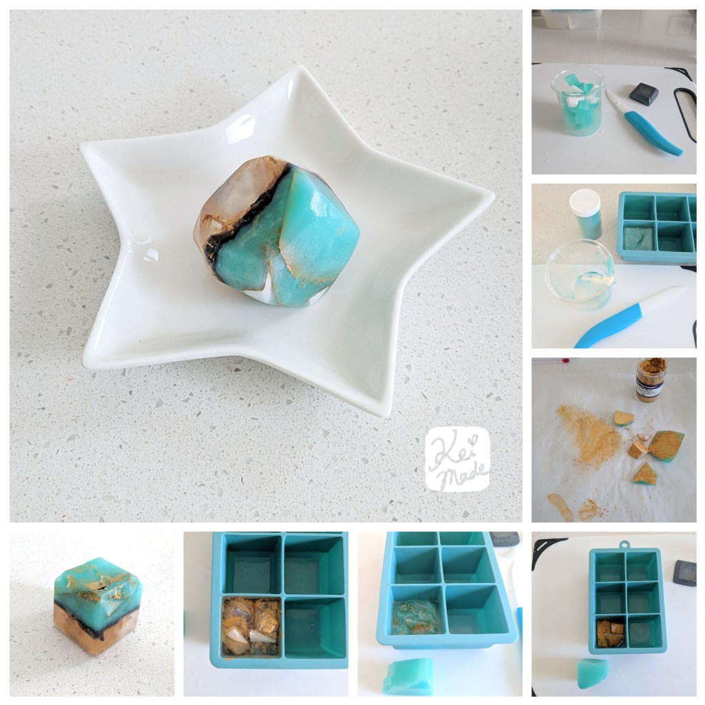 How to a gemstone soap with melt & pour soap