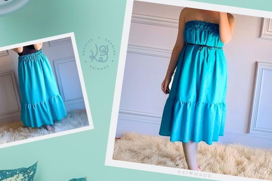 How to sew a convertible dress skirt by keimade