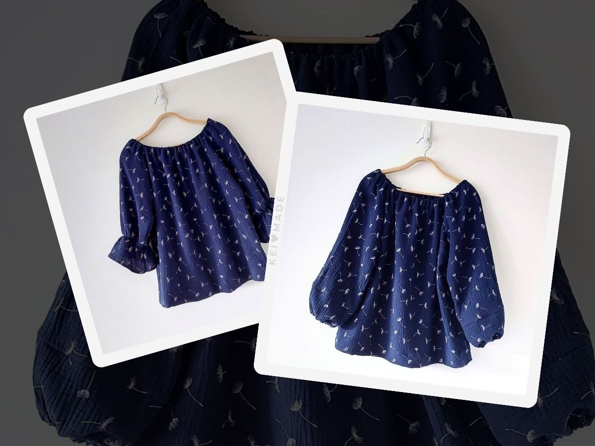 Smock Blouse Pattern & Steps (easy sewing)