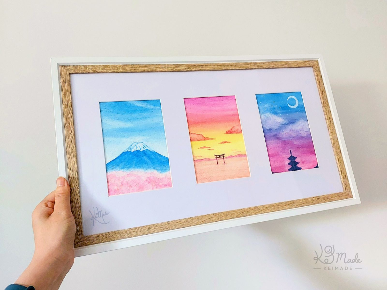 Watercolor Paintings of Japanese Scenery by KeiMade