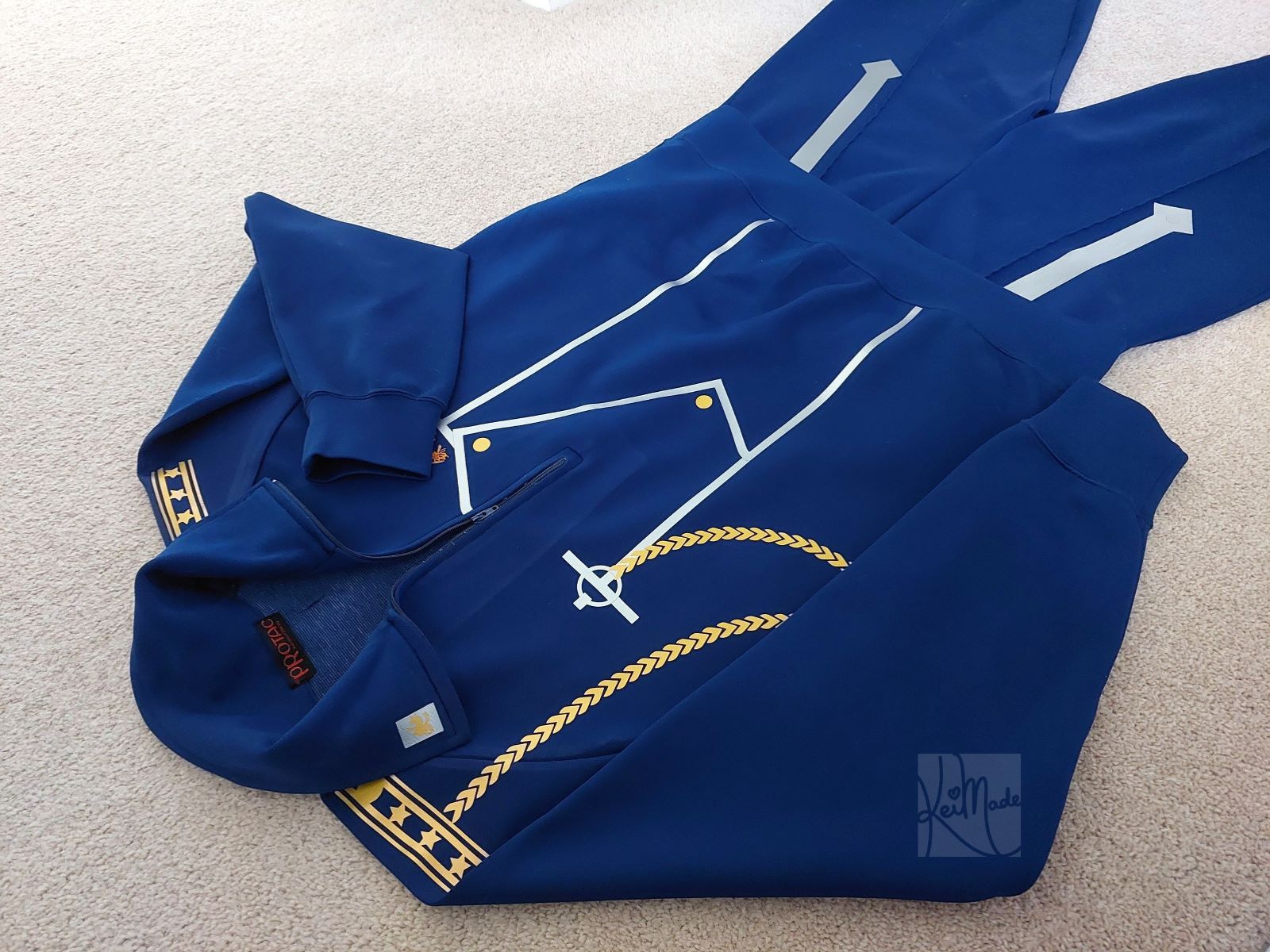 Trakkies turned into FMA Amestris uniform with HTV