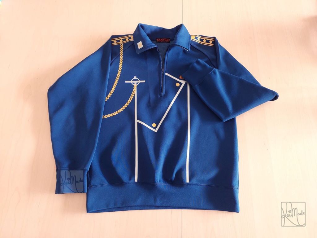 Trakkies turned into FMA Amestris uniform with HTV