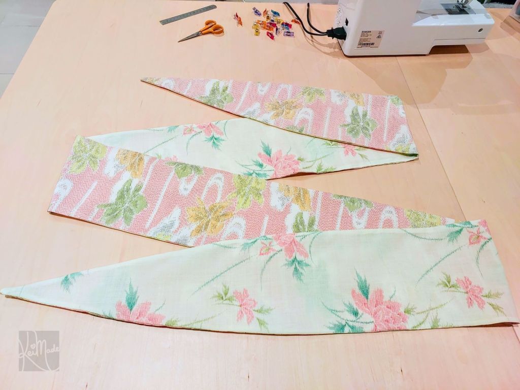 Upcycled kimono sash