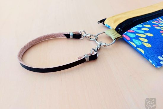 how to make leather wrist strap without rivets or tools