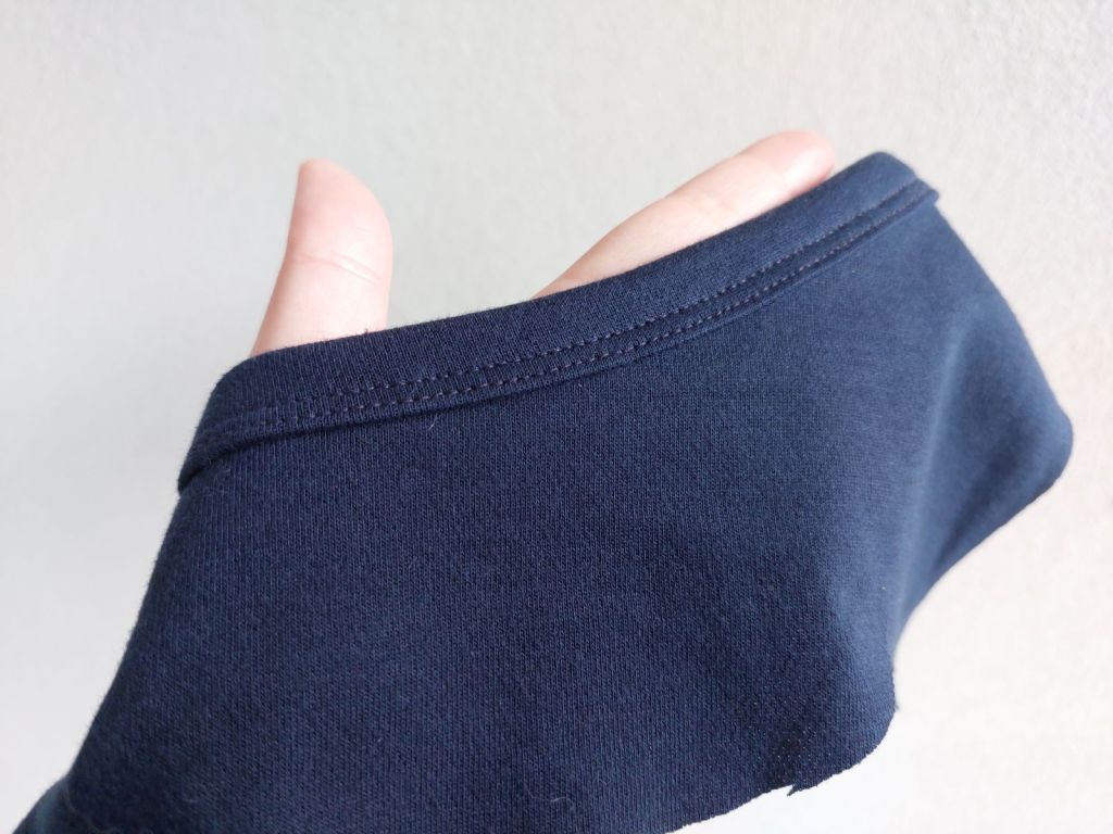 3-ply Single Fold Knit Binding with Babylock Gloria along a curve