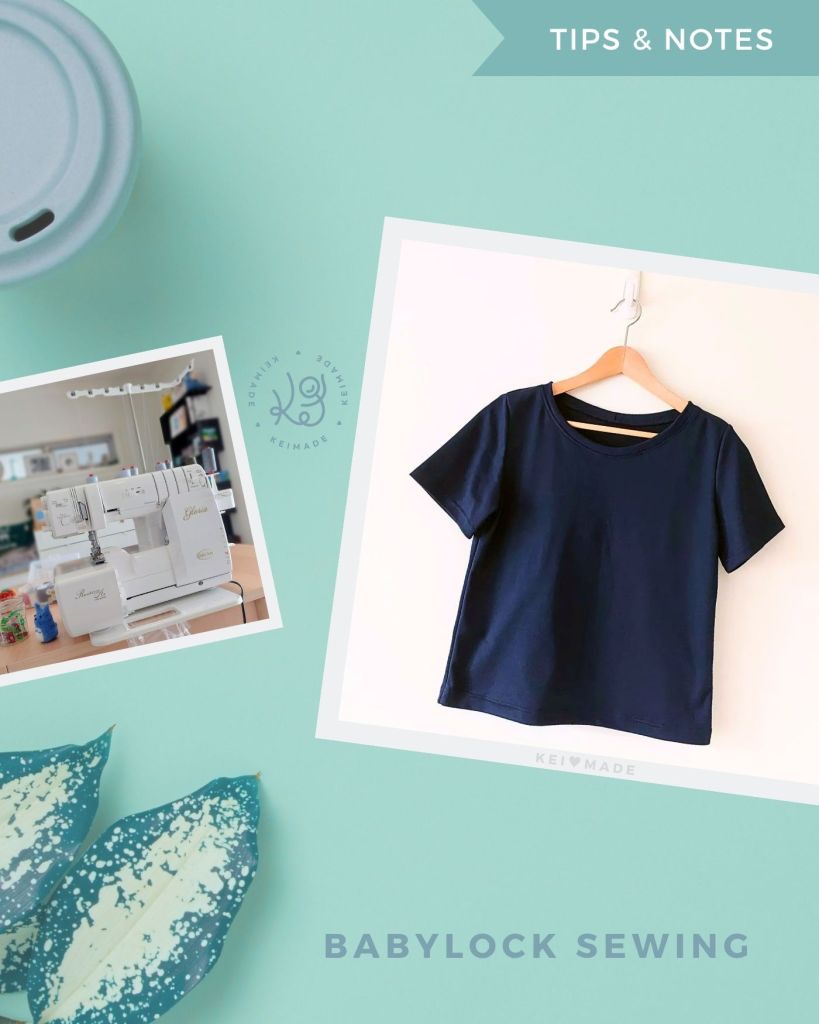 How to sew a t-shirt with BabyLock Gloria (Triumph)