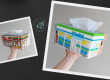 Perler bead pattern for Japanese Konbini tissue box