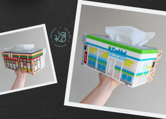 Perler bead pattern for Japanese Konbini tissue box