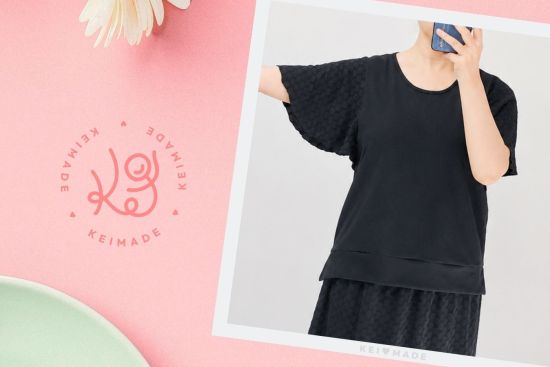 Trying babylock's flutter sleeve top sewing pattern