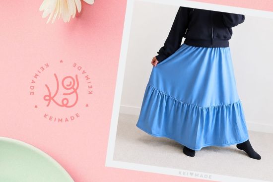 circular ruffle skirt pattern - KeiMade Cover